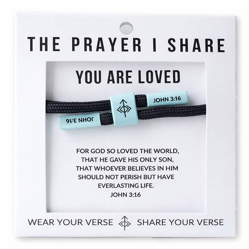 YOU ARE LOVED Bracelet, Christian Cord Bracelet
