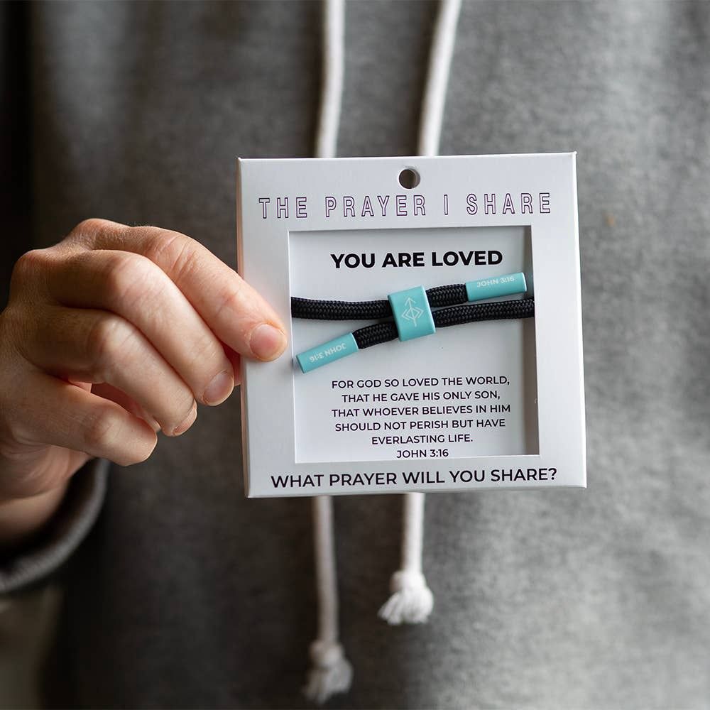 YOU ARE LOVED Bracelet, Christian Cord Bracelet