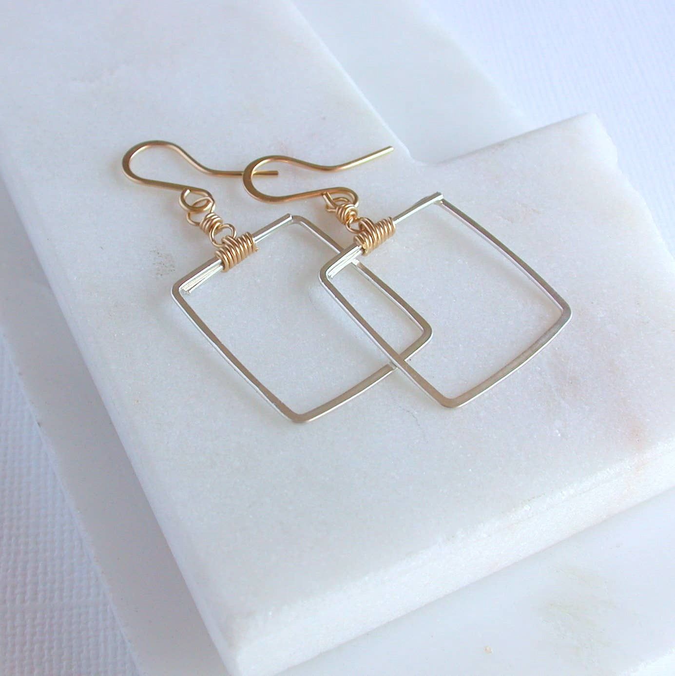 Framed Mixed Earrings, Material: Mixed (shown)