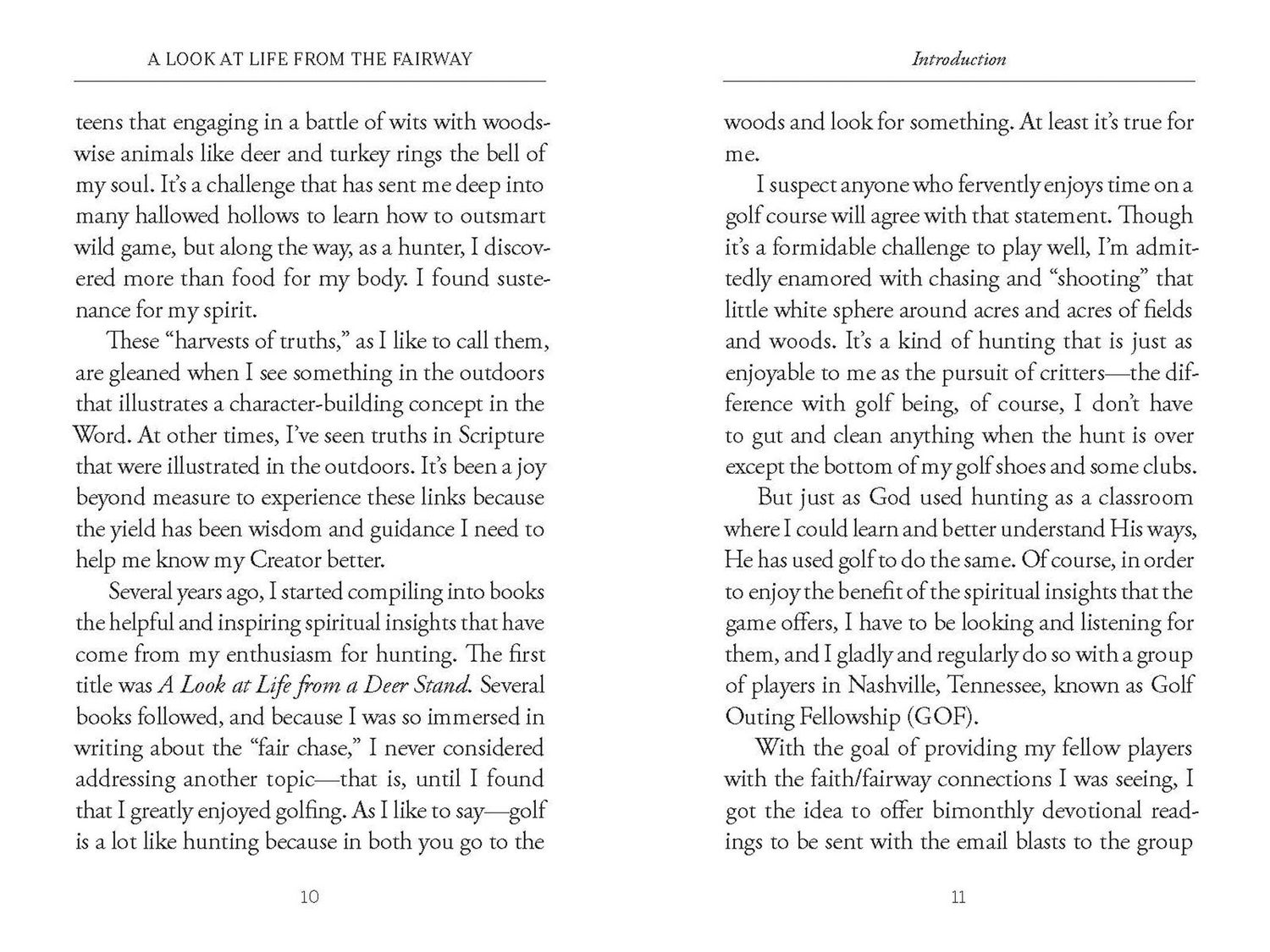 A Look at Life from the Fairway