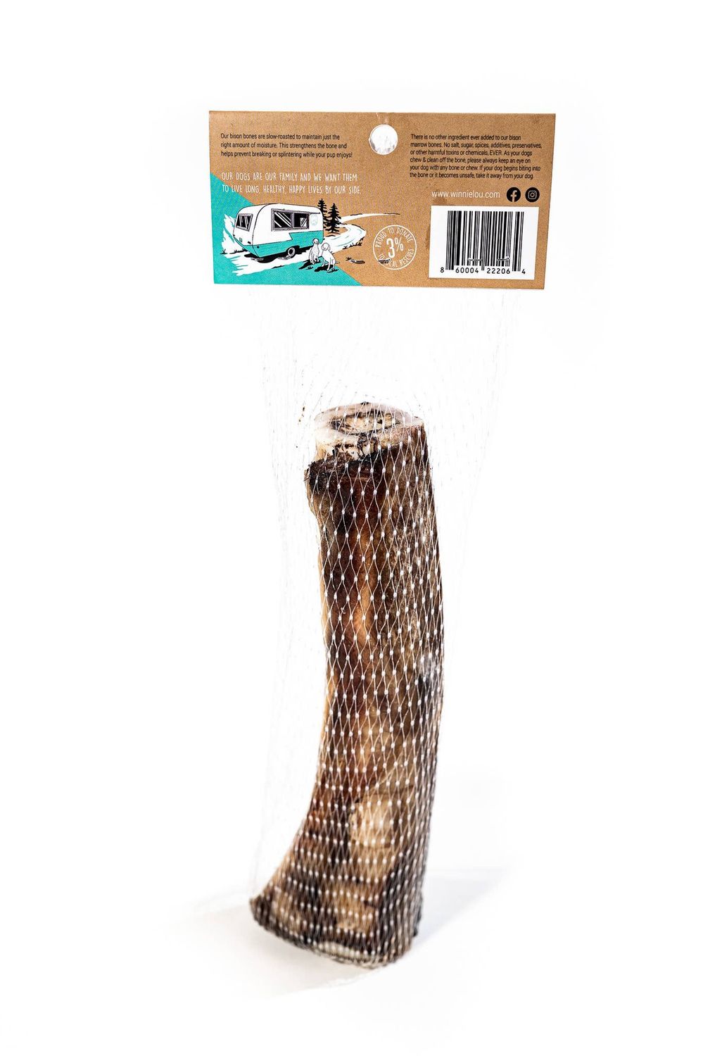 Bison Marrow Bone - 6-8"