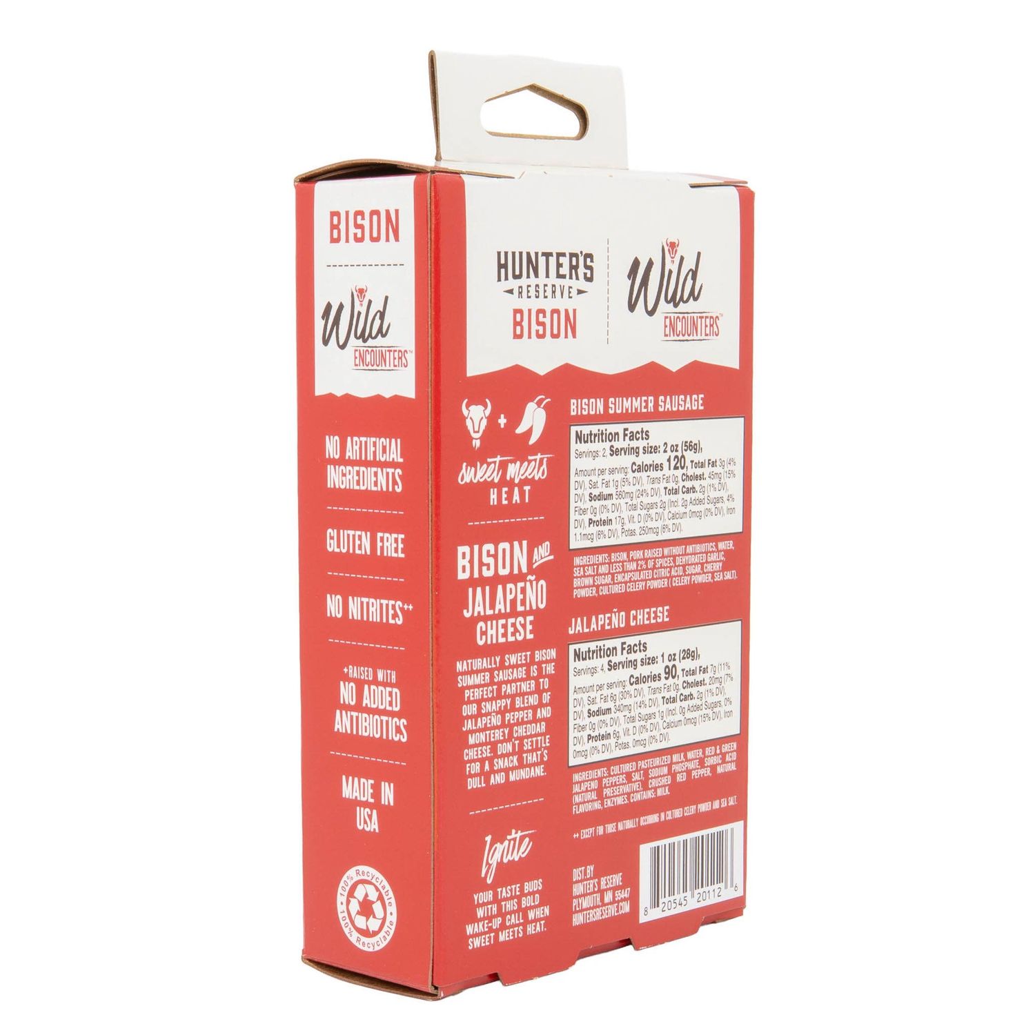 Bison &amp; Jalapeno Pepper Cheese Wild Encounters