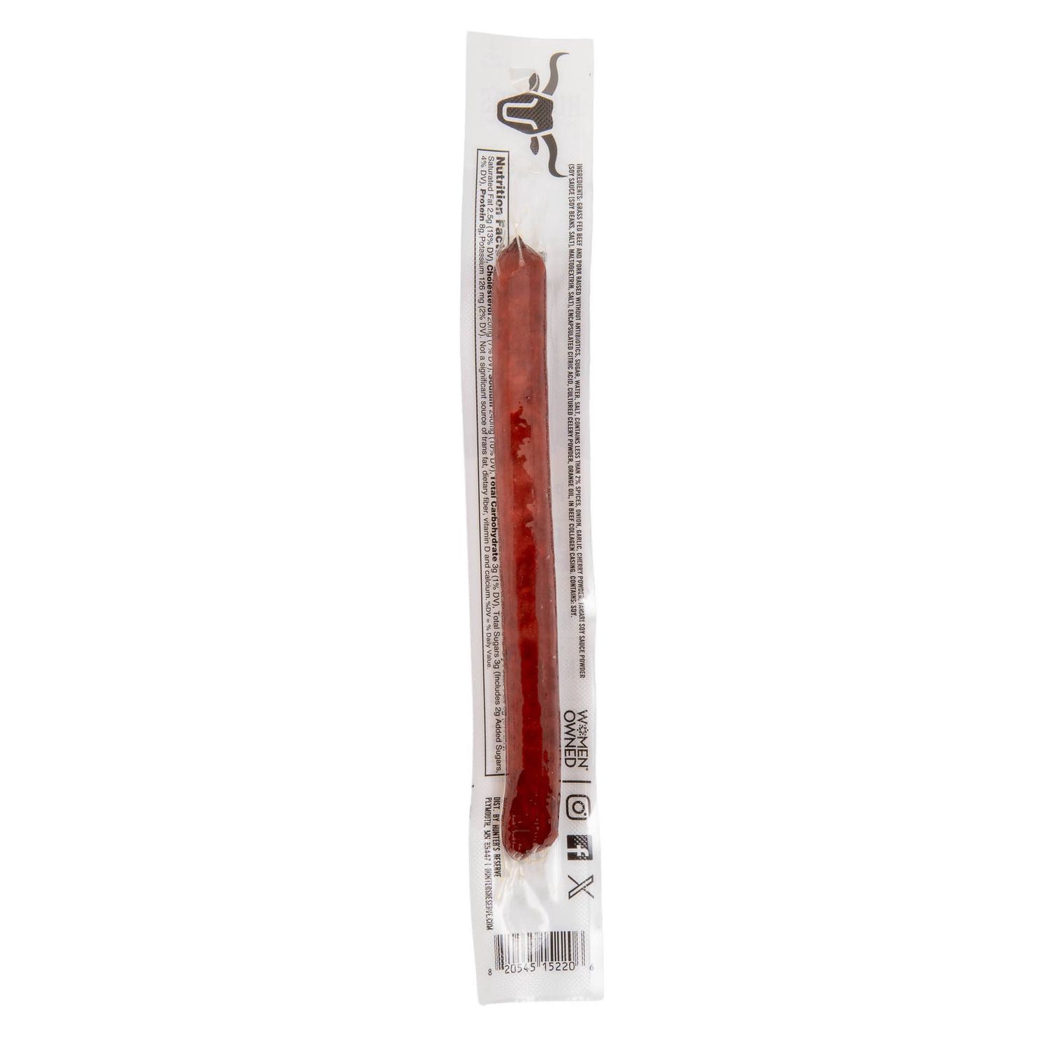 Teriyaki Grass Fed Beef Meat Sticks - 24 Pack