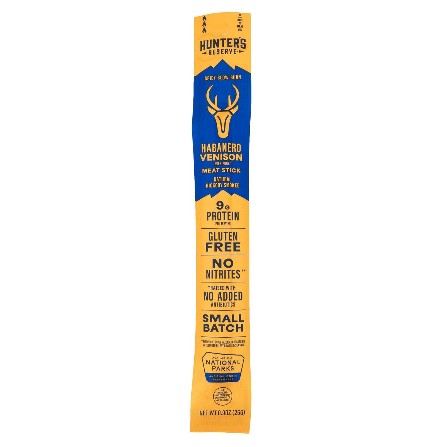 Venison Habanero Meat Sticks - 24 Pack