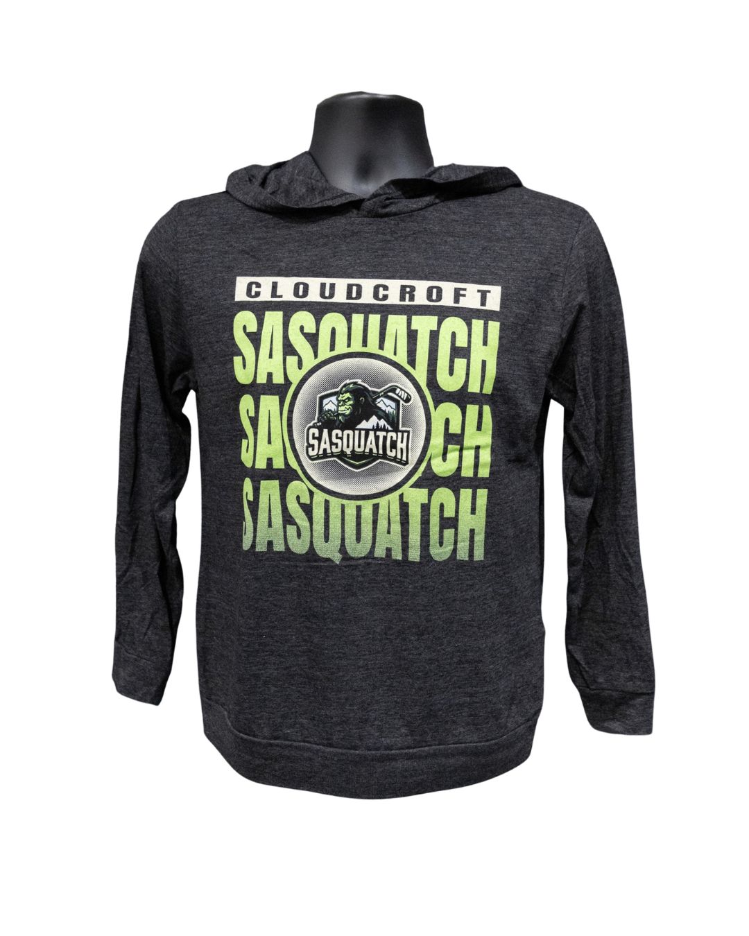 Sasquatch Youth Hooded Shirt, Size: Small