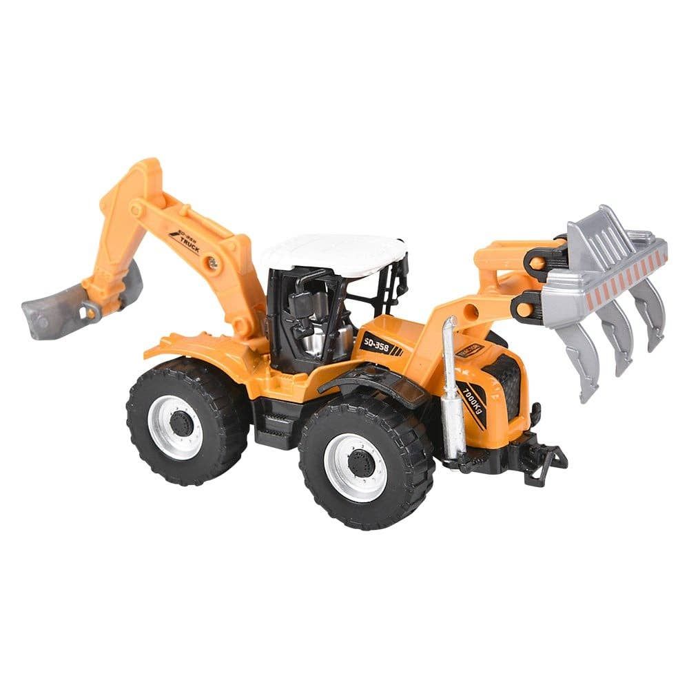 7" Pull Back Farm Tractor