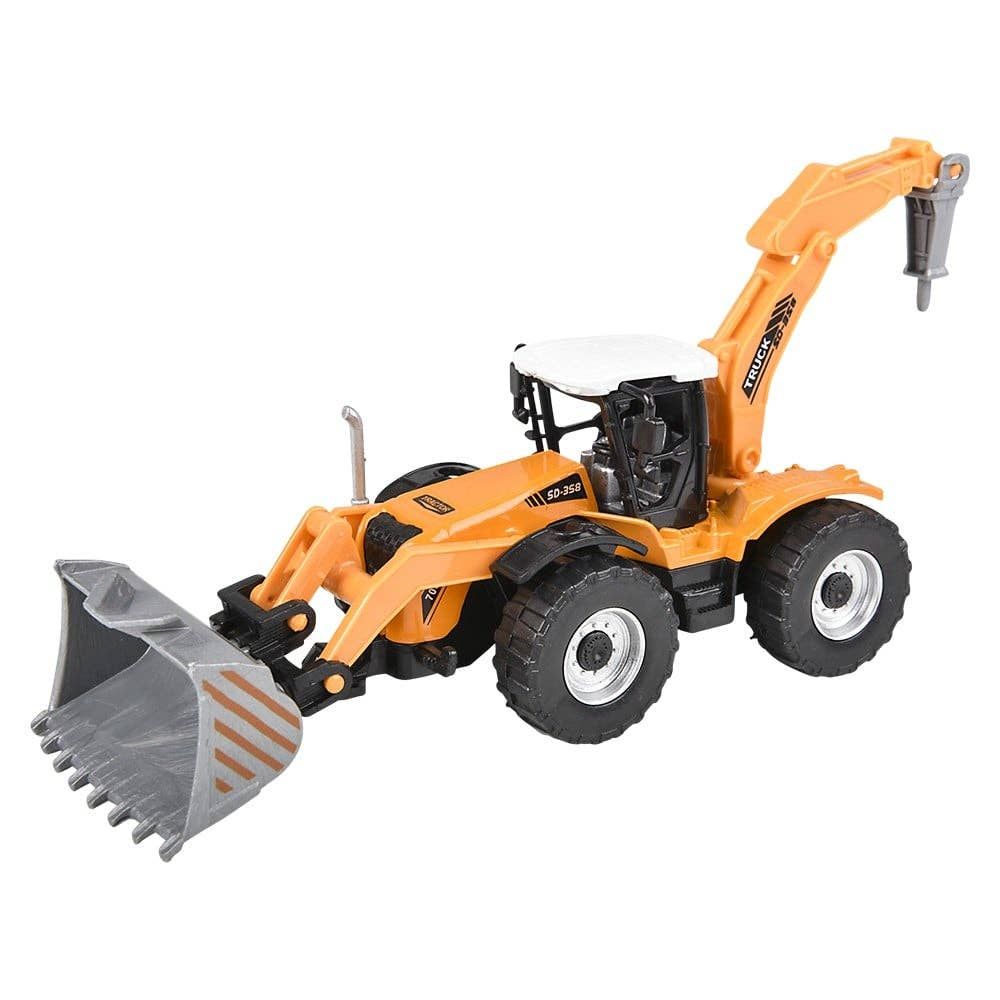 7" Pull Back Farm Tractor