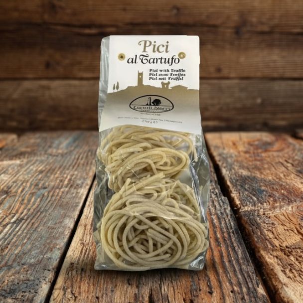 Pici-Pasta mit schwarzem Trüffel