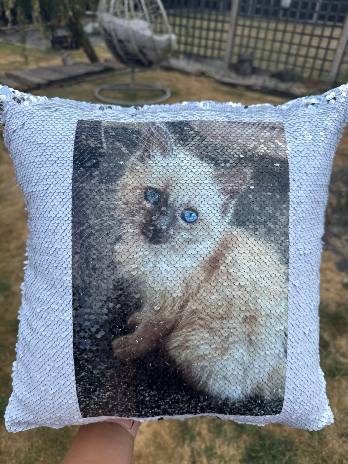Personalised Sequin Reveal Cushion
