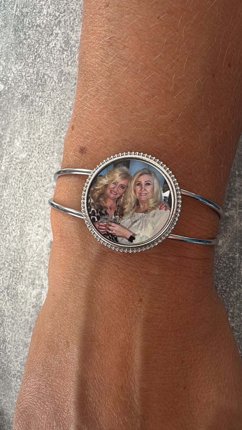 Personalised cuff bangle SALE