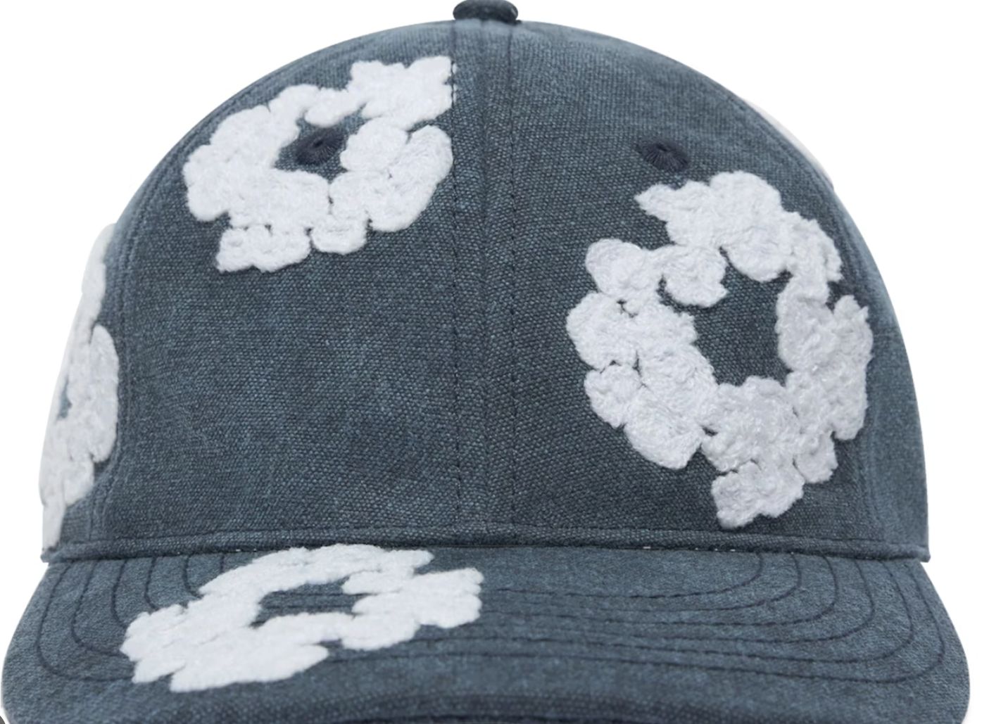 Cotton Wreath Dyed Cap Navy
