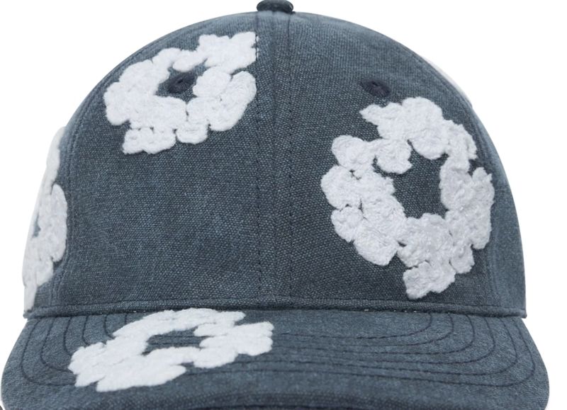 Cotton Wreath Dyed Cap Navy