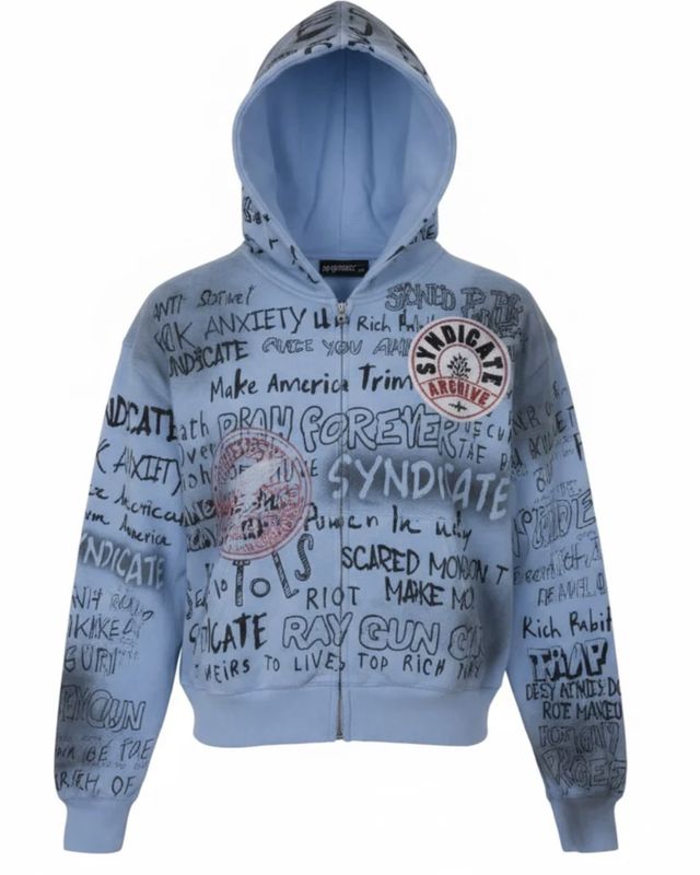 "16" ZIP UP-BBY BLUE