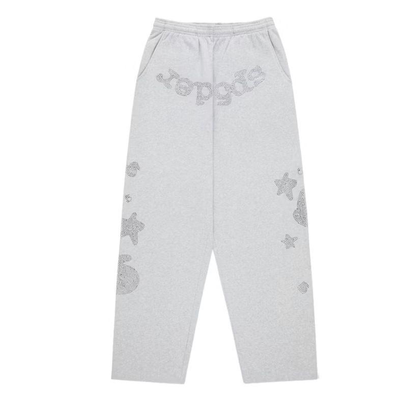 RHINESTONE BELUGA V2 WIDE LEG SWEATPANT
