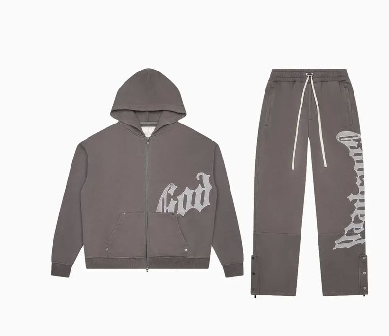 OG Logo Sweatsuit V2 (Stone Grey) BOOM