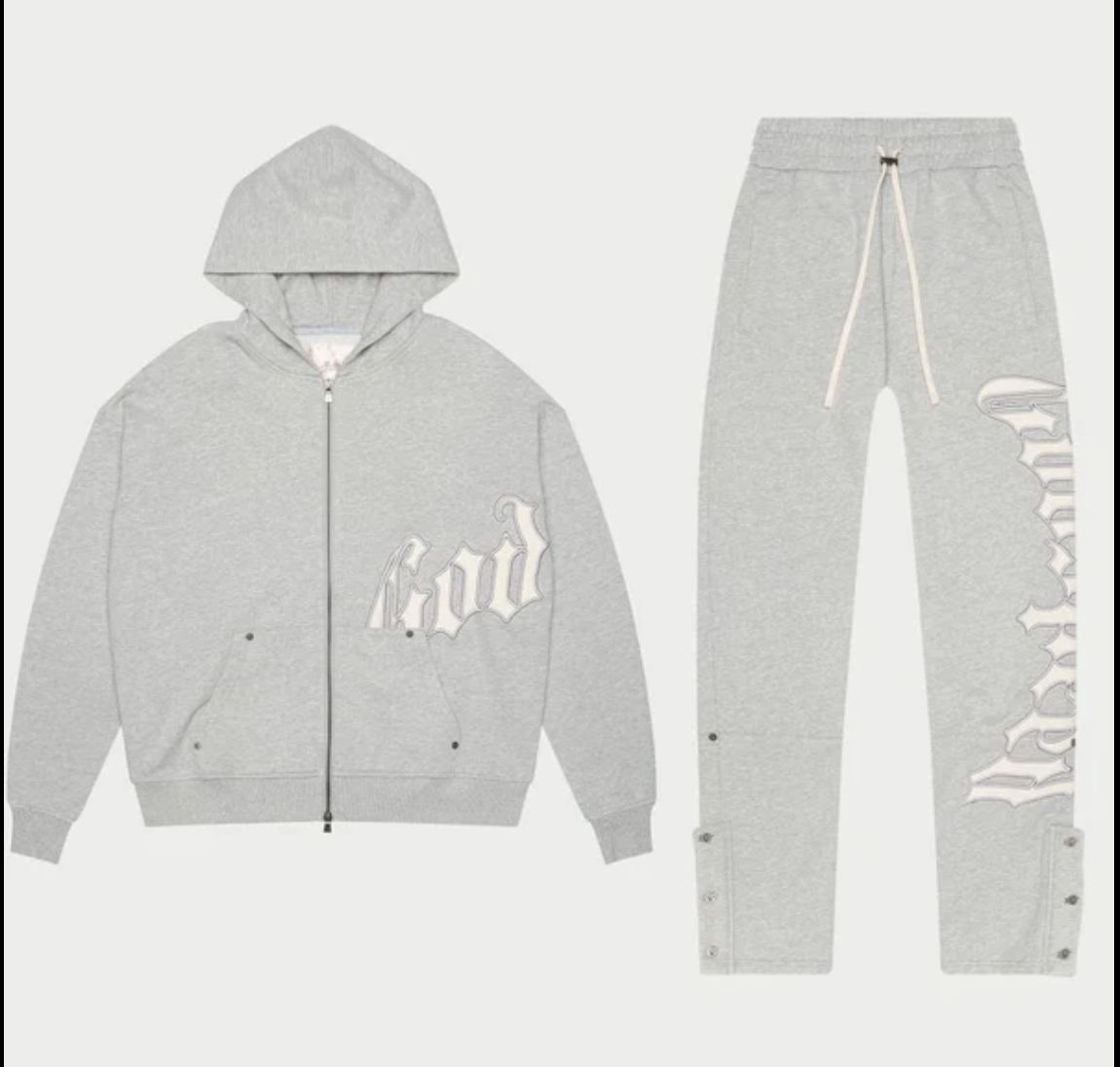 OG Logo Sweatsuit V2 (Heather Grey)
