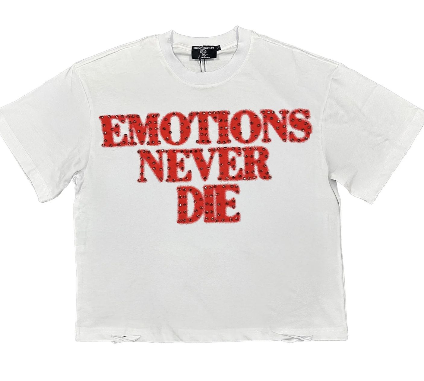 Red ‘End’ Rhinestone Tee