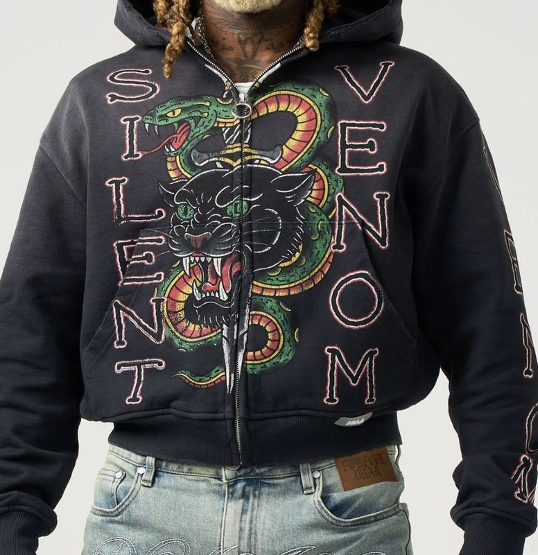 SNAKE HOODIE (GREEN)