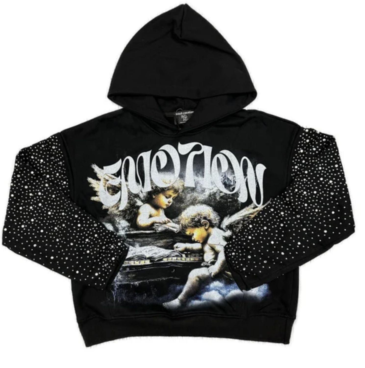 Fallen Angels rhinestone hoodie