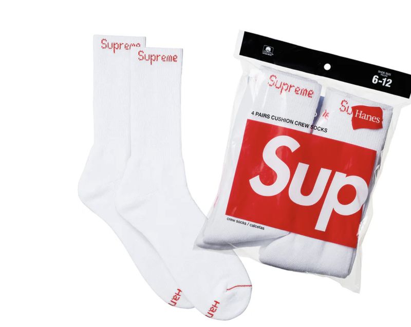 Supreme®/Hanes® Crew Socks