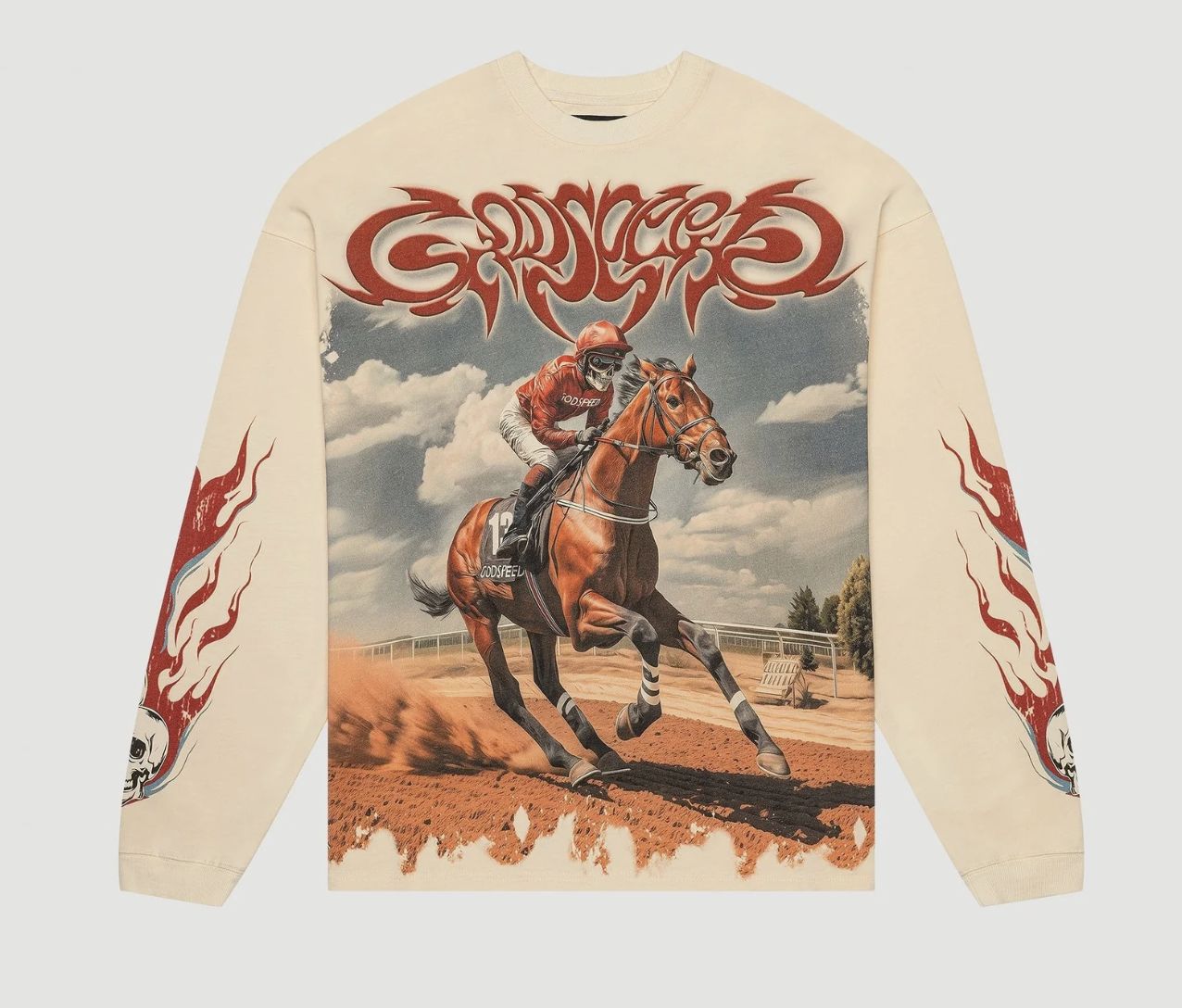 Thoroughbred LS T-Shirt (Bone)