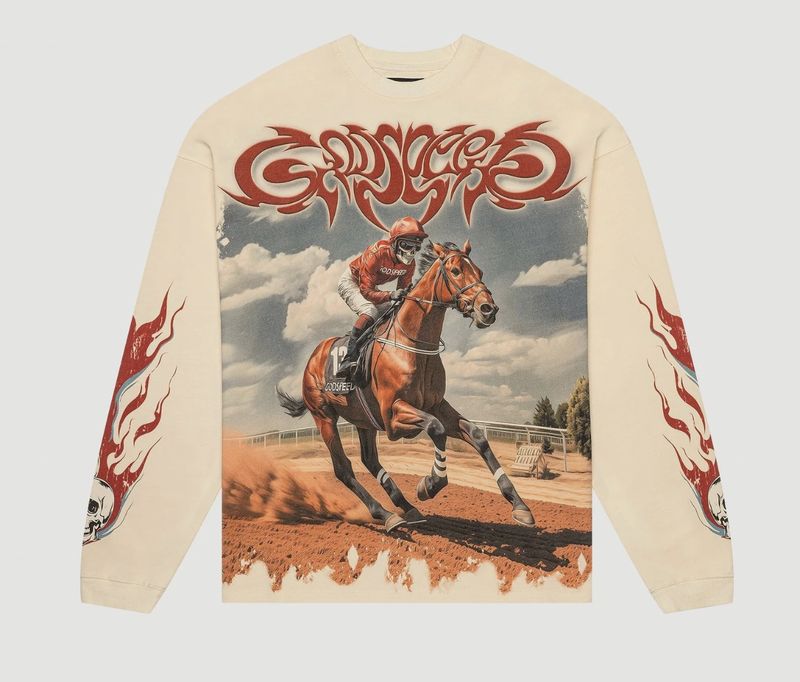 Thoroughbred LS T-Shirt (Bone)