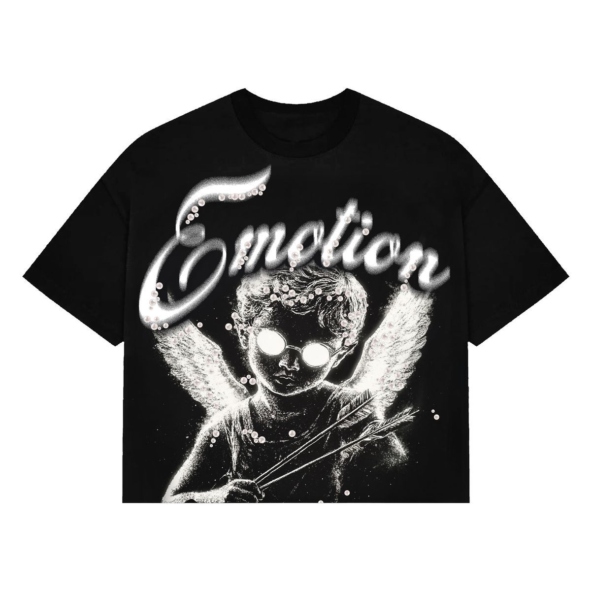 MIXED EMOTION BLACK 'PEARL'  CROPPED