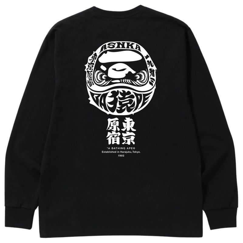 HARAJUKU DARUMA LONG SLEEVE TEE