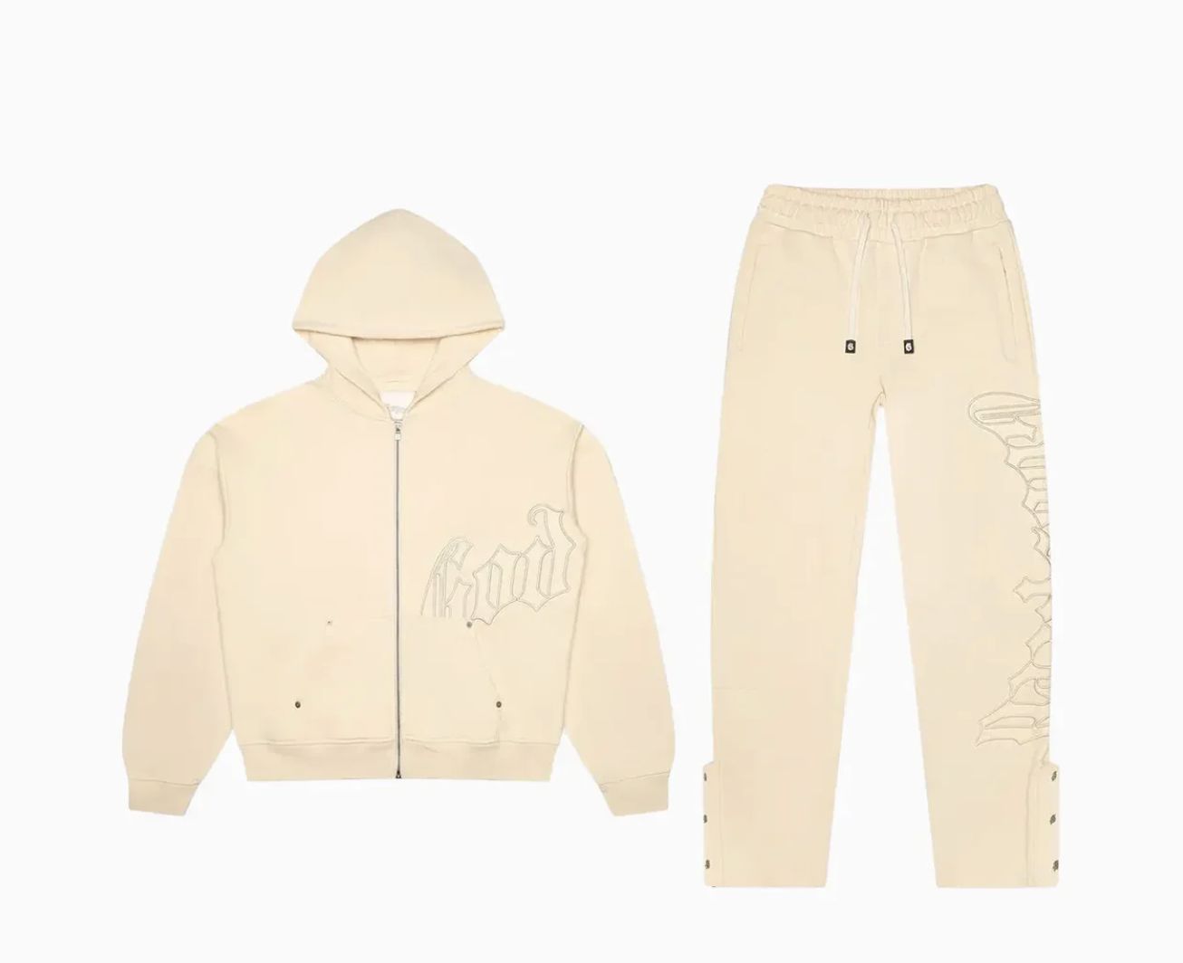 OG Logo Sweatsuit V2 ((Double Bone) BOOM