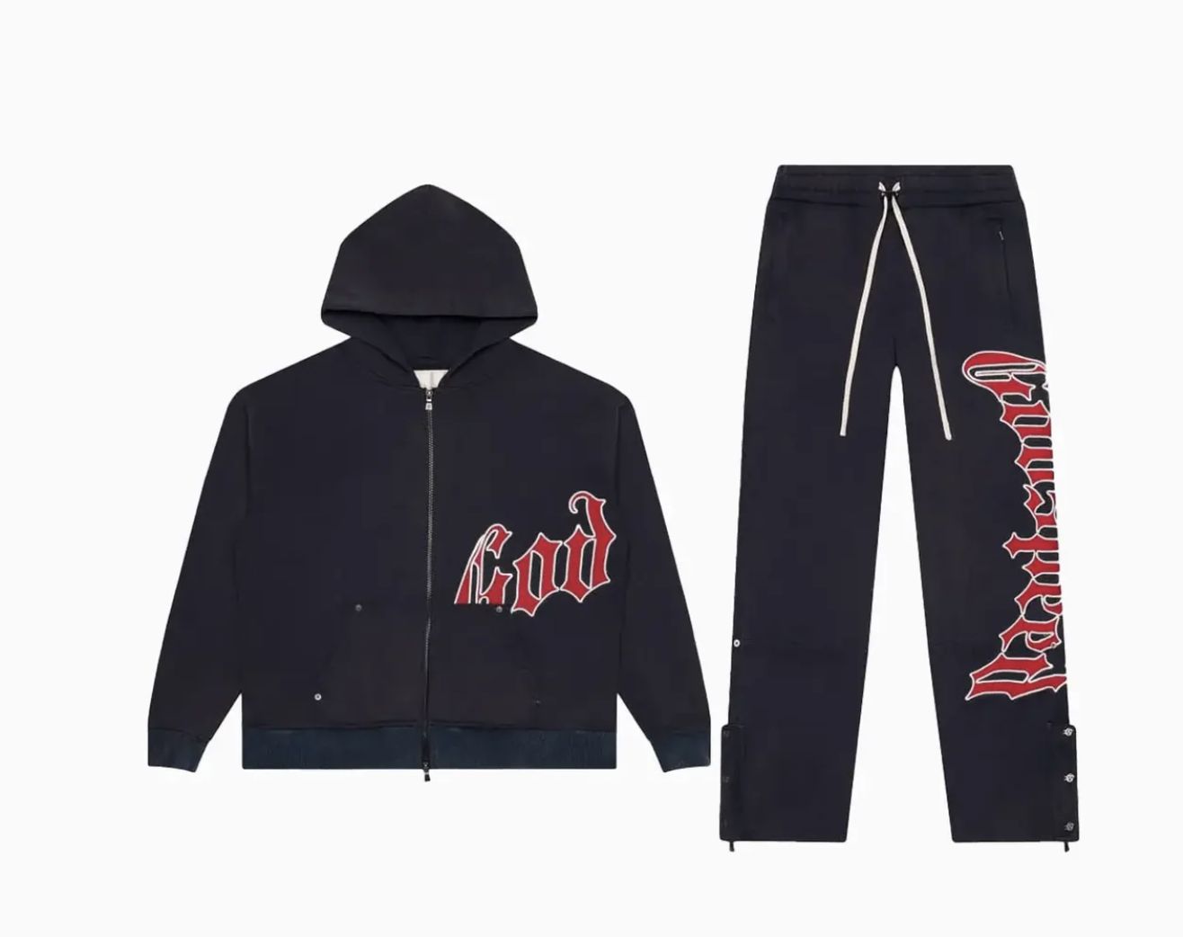 OG Logo Sweatsuit V2 (Navy/Red)