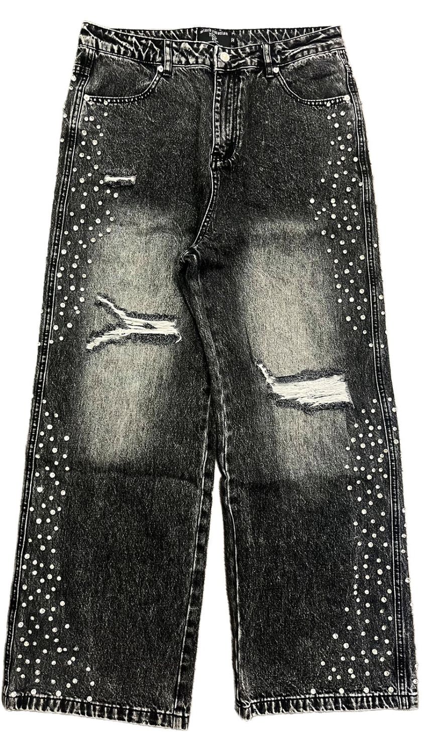 Grey ‘Stone’ Baggy Jeans