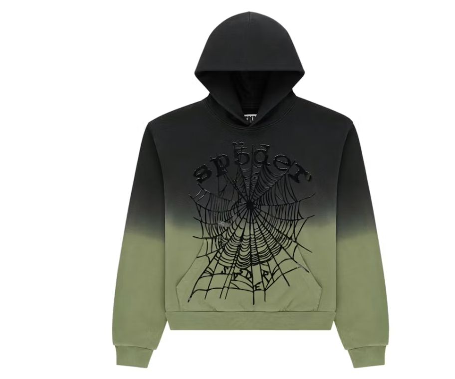 OG WEB OMBRE HOODIE BLACK