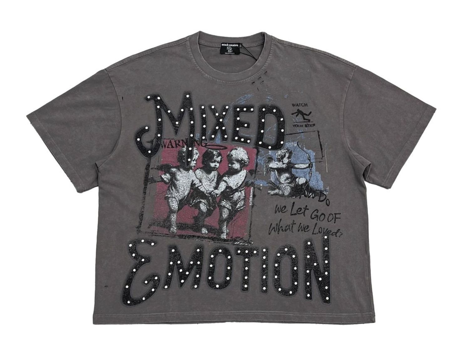 Grey “Friends” tee
