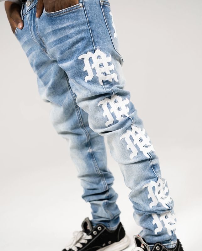 Monogram Denim Blue Wash