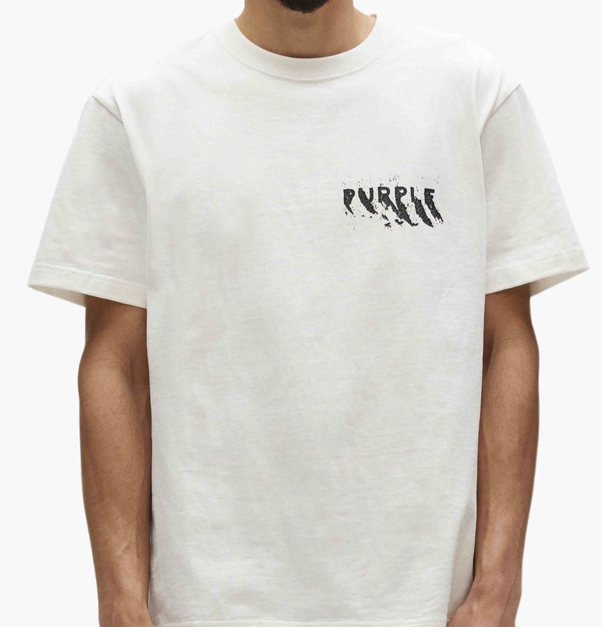 WHITE HWT JERSEY SS TEE