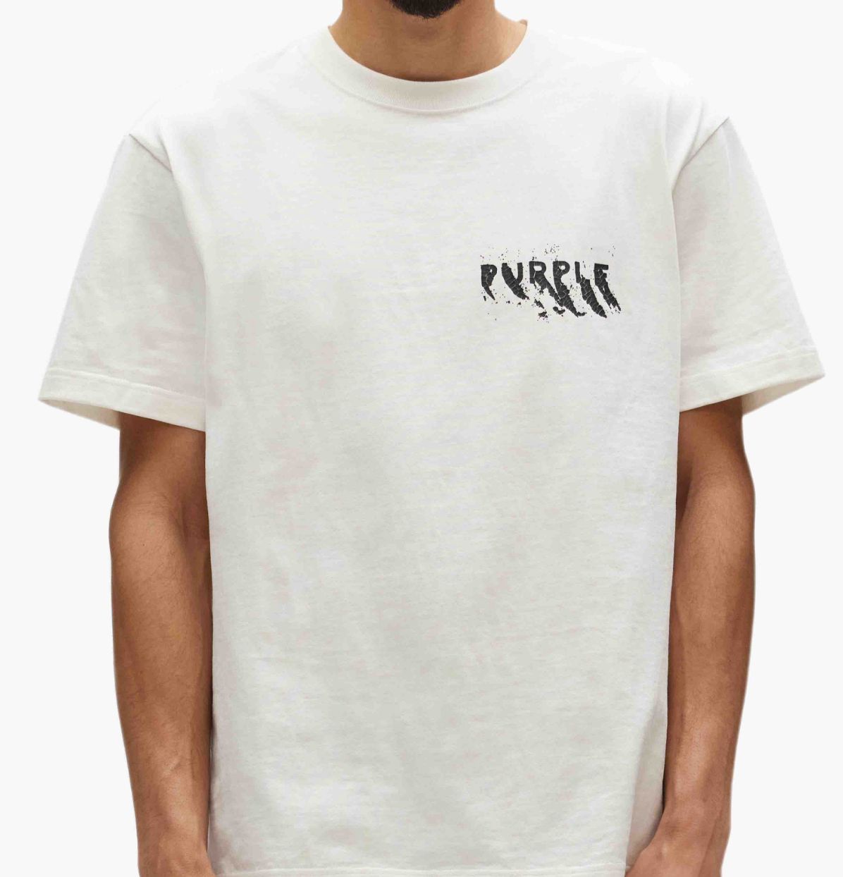 WHITE HWT JERSEY SS TEE