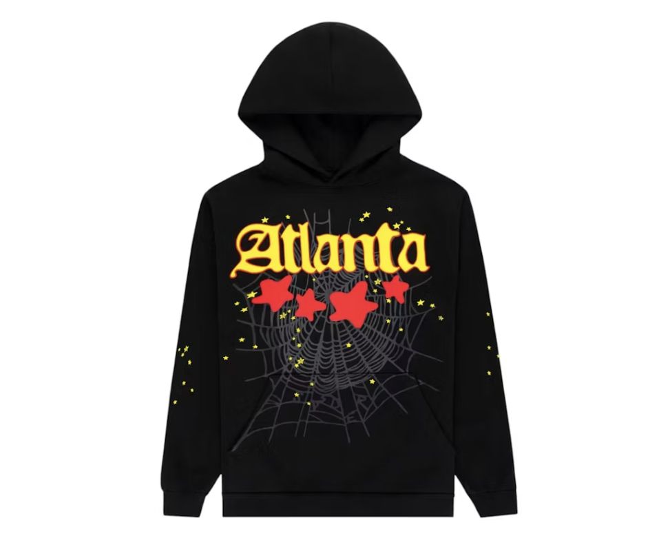 SP5DER BLACK ATLANTA HOODI
