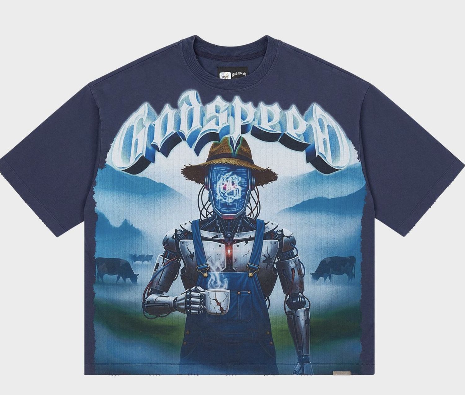 Aura Farm T-shirt (Navy)