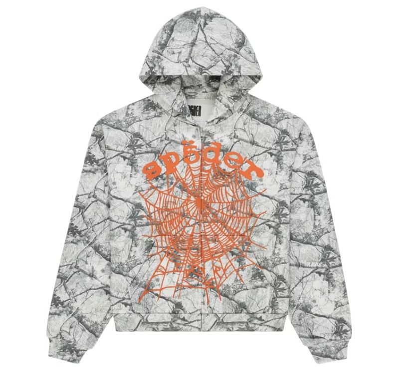 REALTREE OG WEB V2 ZIP HOODIE WHITE CAMO
