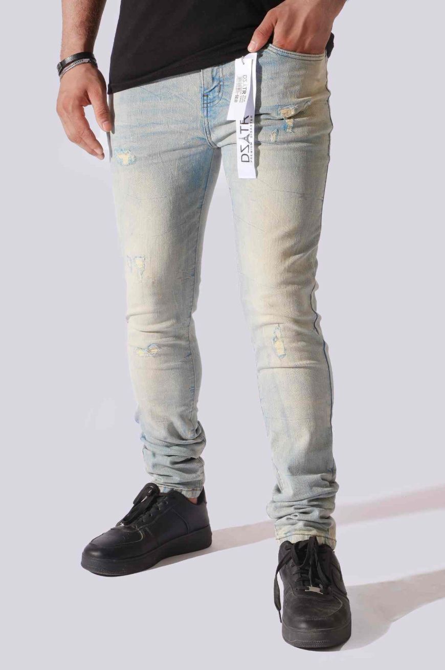 IVORY VINTAGE - ULTRA SKINNY STRETCH DENIM