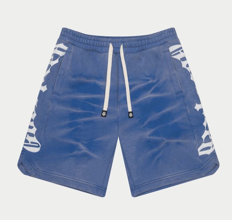 CourtSide Shorts (Blue Tie Dye)