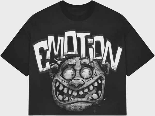 Black “Monster” cropped Tee