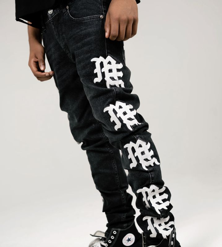 Monogram Denim Black Wash