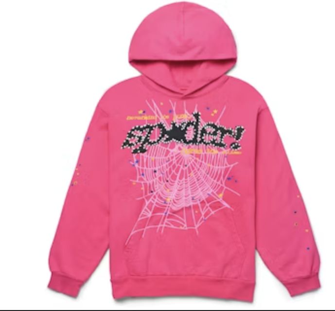 Sp5der P*NK V2 Hoodie Pink