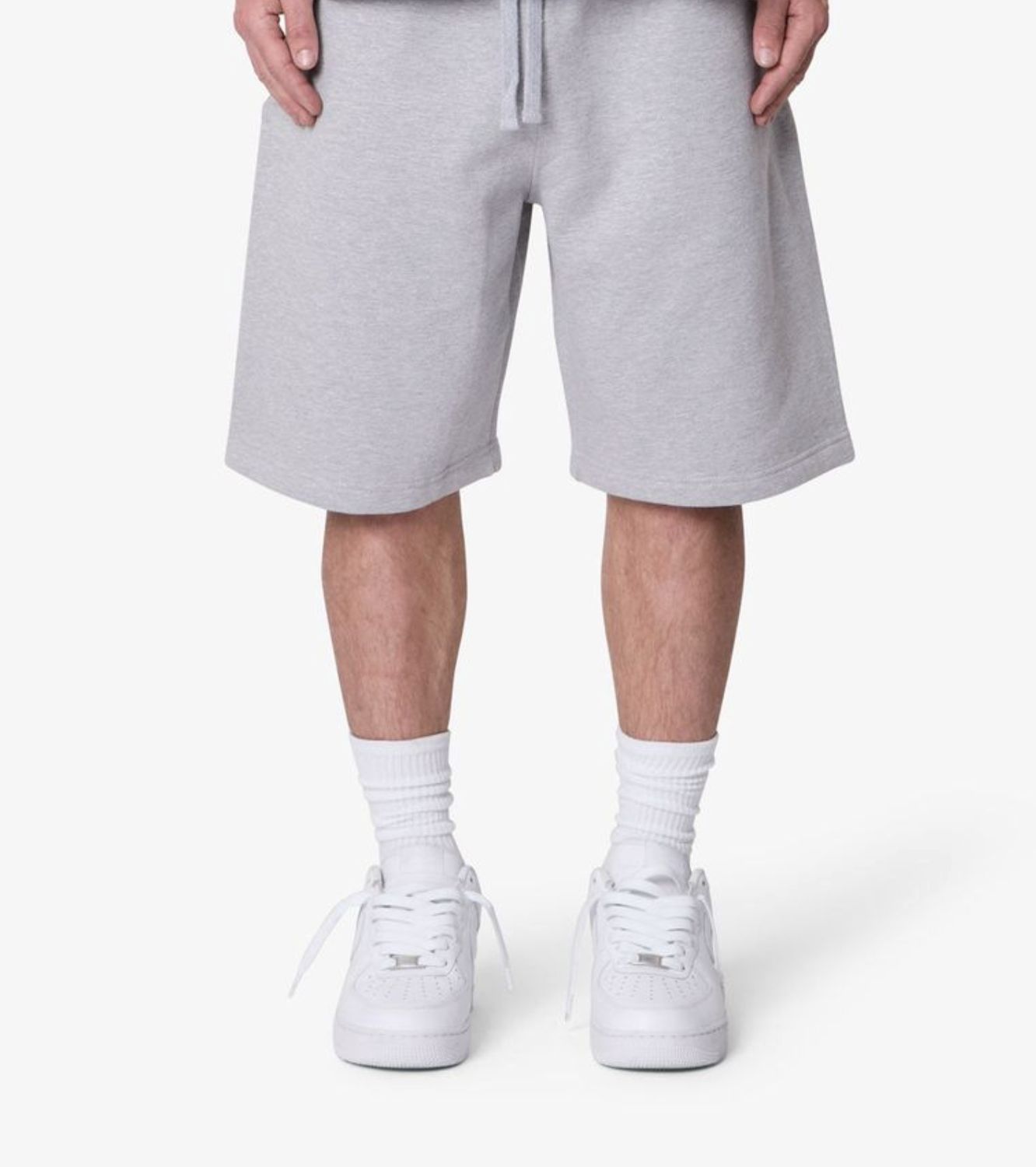 Heavy Basic Sweatshorts - Marled Grey
