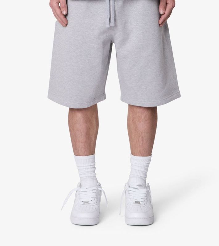 Heavy Basic Sweatshorts - Marled Grey