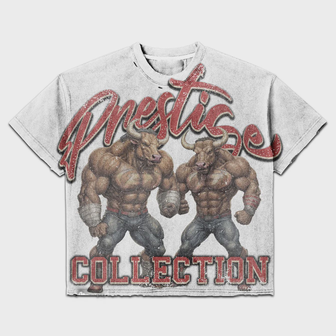 Prestige Rhinestone Bulls Tee