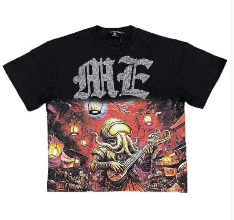 Octopus Rhinestone Tee