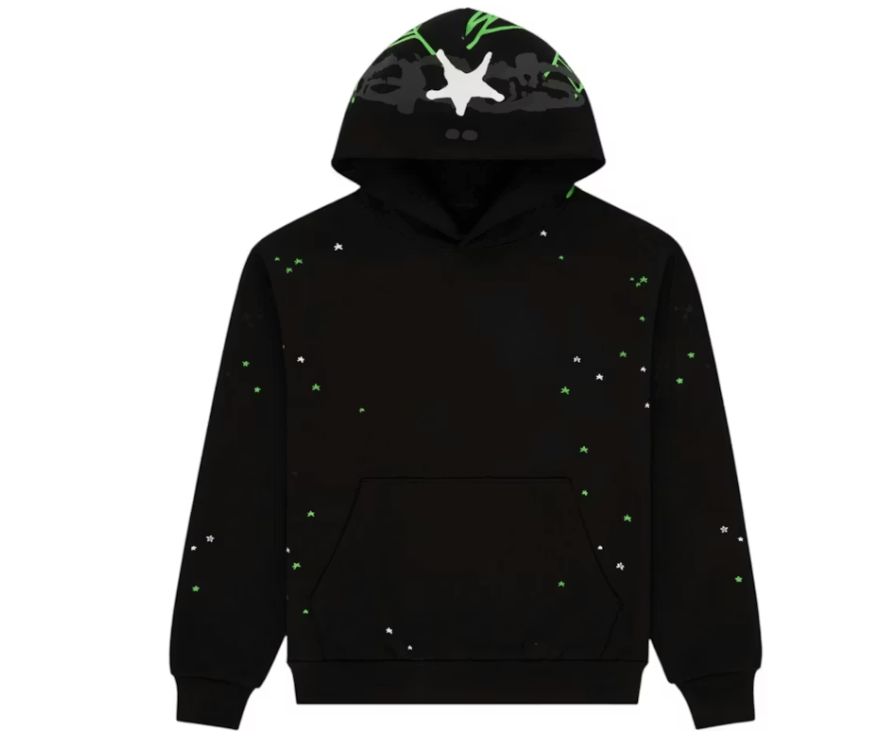 HEAVY WEB HOODIE - BLACK