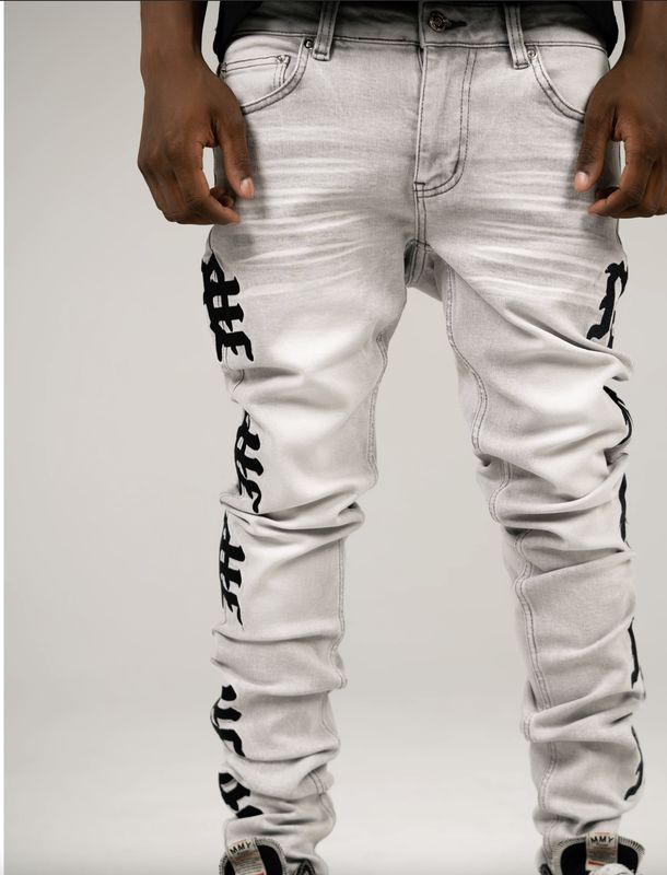 Monogram Denim Grey Wash